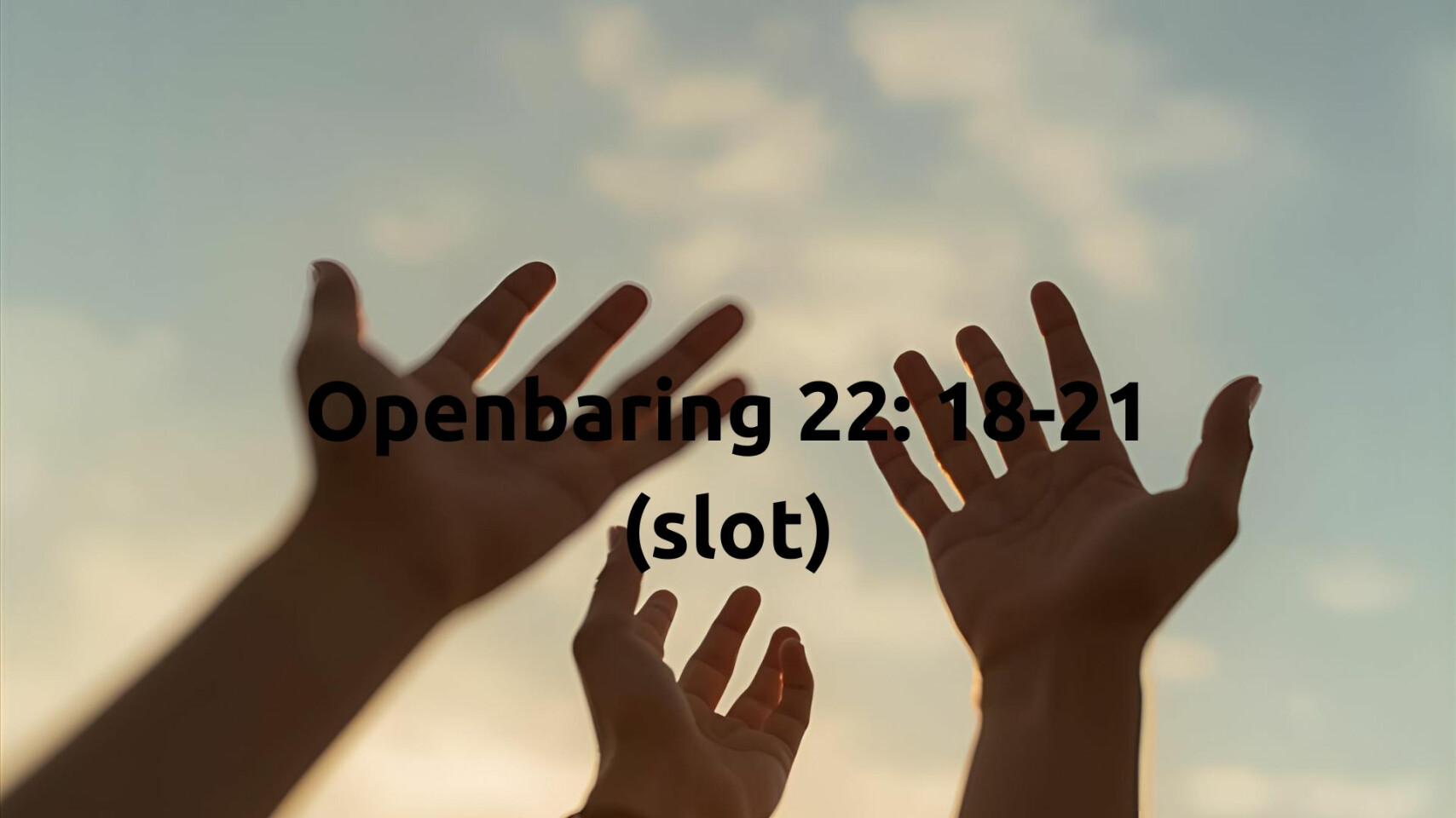 Want de tijd is nabij - afl. 93 (slot)