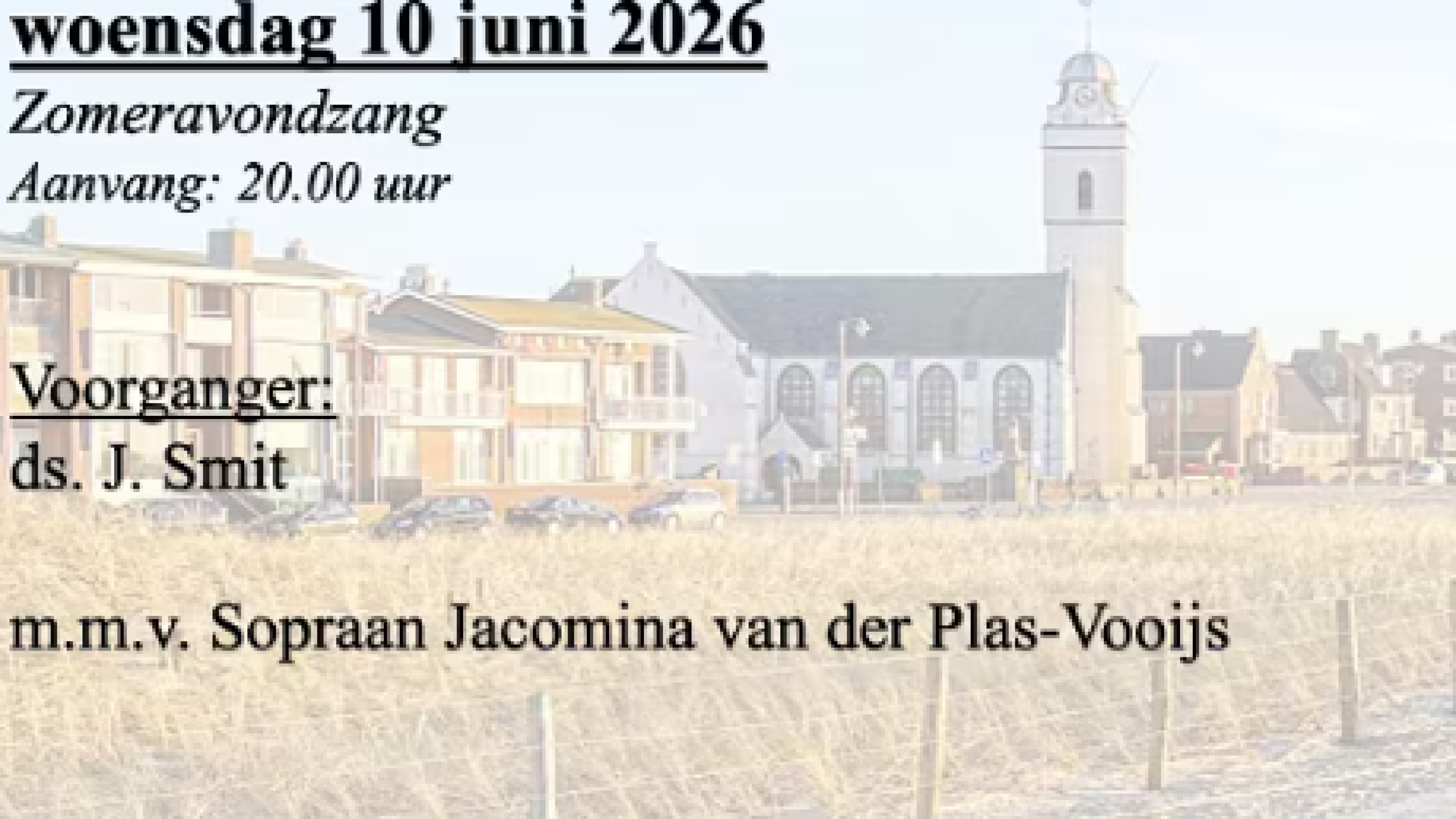 Zomeravondzang - 10 juni 2026