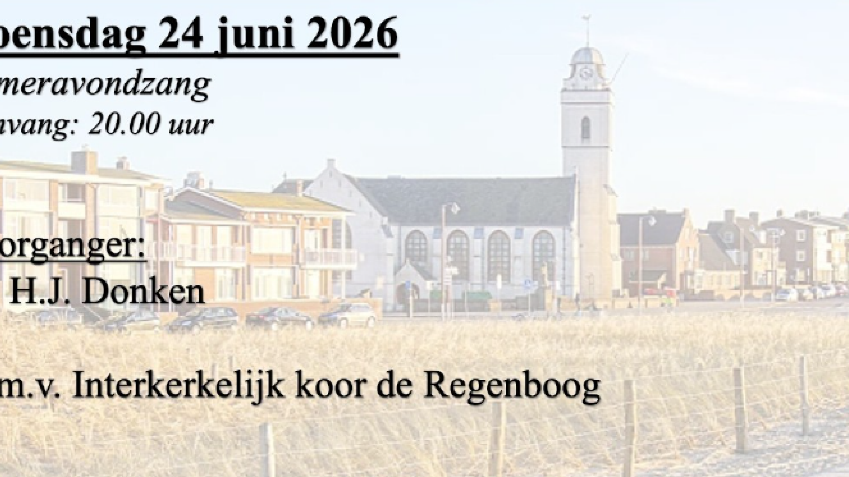Zomeravondzang - 24 juni 2026