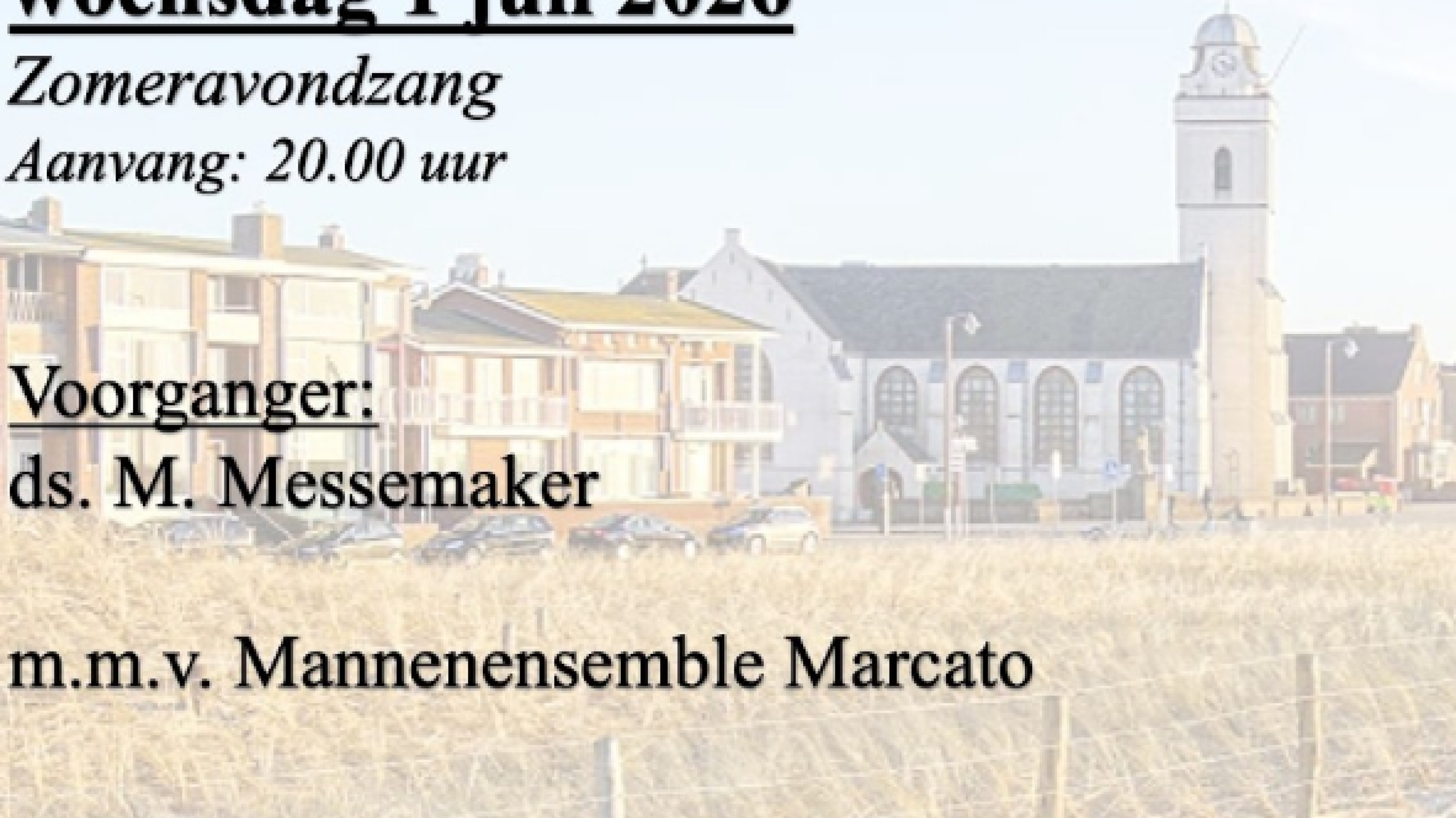 Zomeravondzang - 1 juli 2026